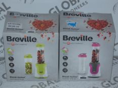 Lot To Contain 2 Boxed Brevil Blender & Go Active Nutritional Drinks Makers Combined RRP £60.00