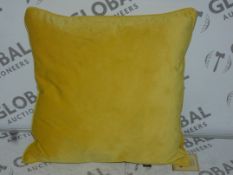 Lot to Contain 4 Designed With Love Luxurious Feather Filled Scatterbox Bright Yellow Scatter