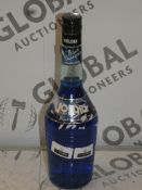 Lot to Contain 12 Bottles of Blue Volare Italian Liqueur RRP £35 a Bottle