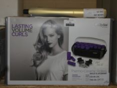 Lot to Contain 2 Assorted Hair Care Products to Include Gold Edition Ladies Hair Straighteners and a