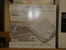 Lot to Contain 2 Boxed Monogram by Beurer Heated Mattress Covers with Allergy Protection in Single