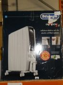 Boxed Delonghi Dragon 4S Electrically Heated Oil Filled Radiator RRP £70 (691588)