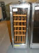 WINE30.1 Stainless Steel Freestanding Wine Cooler