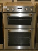 Zanussi ZOD70 Fully Integrated Double Electric Oven in Stainless Steel with Fan Assisted Bottom
