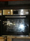UBEMS611 Stainless Steel and Black Fully Integrated Single Electric Oven