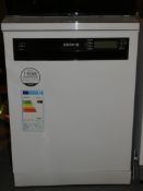 Service DN61039W Freestanding Digital Display White and Black Under Counter Dishwasher