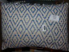 Lot to Contain 3 Assorted Items to Include a Helena Springfield Knitted Blanket, Ibena Large Sofa