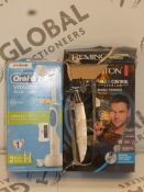 Lot to Contain 2 Assorted Oral B Vitality Electric Toothbrushes and Remington Touch Control