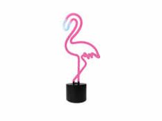 Lot to Contain 2 Boxed Home Collection Flamingo Neon Lamps Combined RRP £100