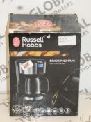 Boxed Russell Hobbs Buckingham Coffee Machine RRP £40 (698004)