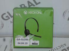 Lot to Contain 6 Boxed XBOX One Chat Headsets with Microphone