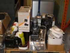 Pallet To Contain Large Quantity Of Items To Include Tefal Mason 4 Slice Toasters, Nescafe Dolce