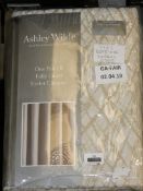 Pair of Ashley Wild 90 x 72 Inch Fully Lined Eyelet Headed Curtains RRP £100 (BDFE1006)(11173)