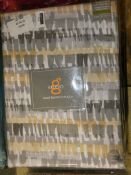 Studio Lined Eyelet Headed Curtains in Size 90 x 90Inch and 90 x 54Inch (11008) RRP £30 Each