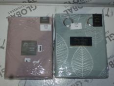 Assorted Items to Include 180 Thread Count Embellished Signature Double Duvet Cover and a Pair of 72