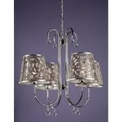 Boxed 4 Light Candle Style Chandelier Light RRP £130 (HGME9592)(8255)