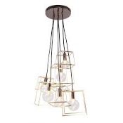 Boxed Home Collection Gold Harrison Cluster Light RRP £150