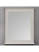 Boxed St Ives Solid White Wooden Wall Hanging Mirror RRP £50 (788562)