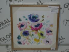 North Garden Acrylic Framed Wall Art Picture RRP £45 (733013)