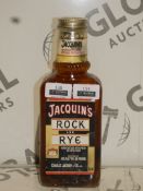 Bottles of Jacquines Rock and Rye 75cl Hand Bottled Whiskey With Pieces of Fresh Fruit RRP £35 A