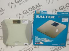 Assorted Boxed and Unboxed Pairs of Salter Max and Salter Ultimate Accuracy Digital Weighing
