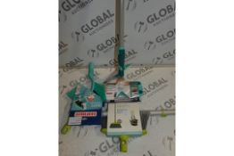 Assorted Items to Include Bloom Extendable Mops, Feather Dusters, Telescope, Corner Cleaners and Oxo