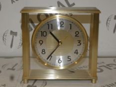 Boxed London Company Glass Mantle Clock RRP £120 (73433004)