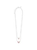 Silver and Rose Gold Two Tone Ladies Necklace RRP £50 (370579)