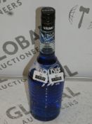 Lot to Contain 12 Bottles of Blue Volare 70cl Italian Liqueur RRP £35 A Bottle