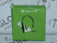 Lot to Contain 5 Boxed XBOX One Chat Headsets With Microphone Combined RRP £125