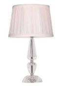 Lot to Contain 2 Assorted Home Collection Lighting Items to Include a Small Elena Table Light and an