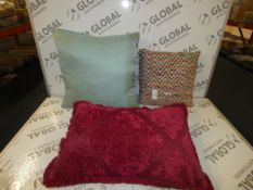 Lot to Contain 3 Assorted Designer Scatter Cushions to Include Paoletti, Winchester and a Paoletti