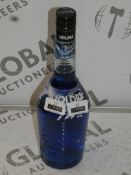 Lot to Contain 12 Bottles of Blue Volare 70cl Italian Liqueur RRP £35 A Bottle