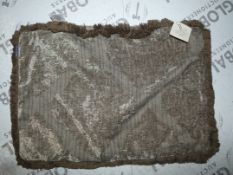 Lot to Contain 4 Paoletti 40 x 60cm Winchester Cushion Cases in Mocha Combined RRP £60 (10894)(