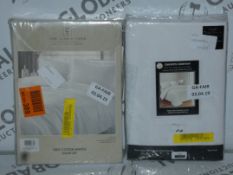 Lot to Contain 2 Assorted Bedding Items to Include a Charlotte Anderson Luxury Duvet Set in Size