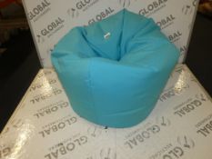 Large Light Blue Bean Bag RRP £55 (10894)(HSU3777)