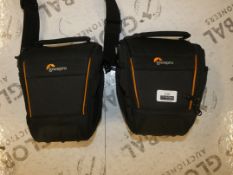 Lot to Contain 2 Assorted Lowepro Protective Case Bags in Black