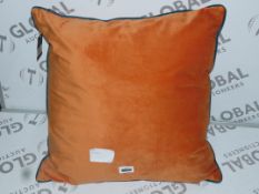 Lot to Contain 2 Orange Paoletti 55 x 55cm Tiger Teal Scatter Cushions (8771)(BF113571) Combined RRP