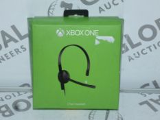 Lot to Contain 5 Boxed XBOX One Chat Headsets Combined RRP £125