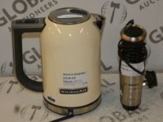 KitchenAid 1.7L Rapid Boil Cordless Jug Kettle in Cream RRP £100 (679270)