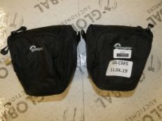 Lot to Contain 4 Assorted Lowepro Protective Case Bags in Black