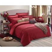 Lot to Contain 2 Arte Home Red Duvet Sets Combined RRP £180 (10894)(OHDH1008)