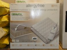 Lot to Contain 2 Monogram Health Protection Single Size Heated Mattress Cover and Double Size Heated