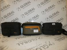 Lot to Contain 3 Assorted Lowepro Protective Pouch Bags