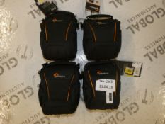 Lot to Contain 4 Assorted Lowepro Protective Case Bags in Black