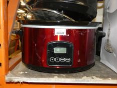 Lot to Contain 5 Assorted Slow Cookers by Ambiano and Spectrum