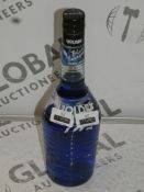 Lot to Contain 12 Bottles of Blue Volare 70cl Italian Liqueur RRP £35 A Bottle