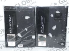 Lot to Contain 2 Dream Scene Glitsy It’s a Rich Mans World Bedding Sets (11008) RRP £60 Each