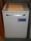 Sharp QW-DX41F47W AA Rated Freestanding Under Counter Dishwasher in White