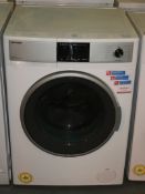 Sharp ES-HDB8147W0 1400RPM 8+6KG Under Counter Washer Dryer in White and Stainless Steel